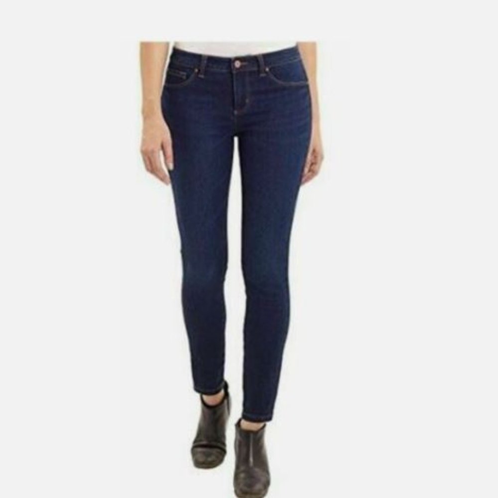 Jones New York Womens Essex Skinny Denim Jeans, BLUE, 8